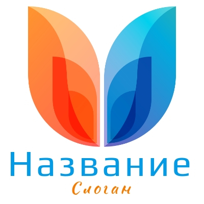 Шаблон абстрактного логотипа