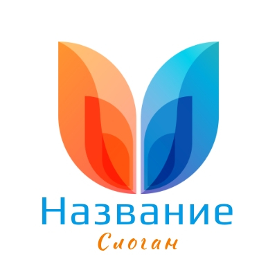 Шаблон абстрактного логотипа